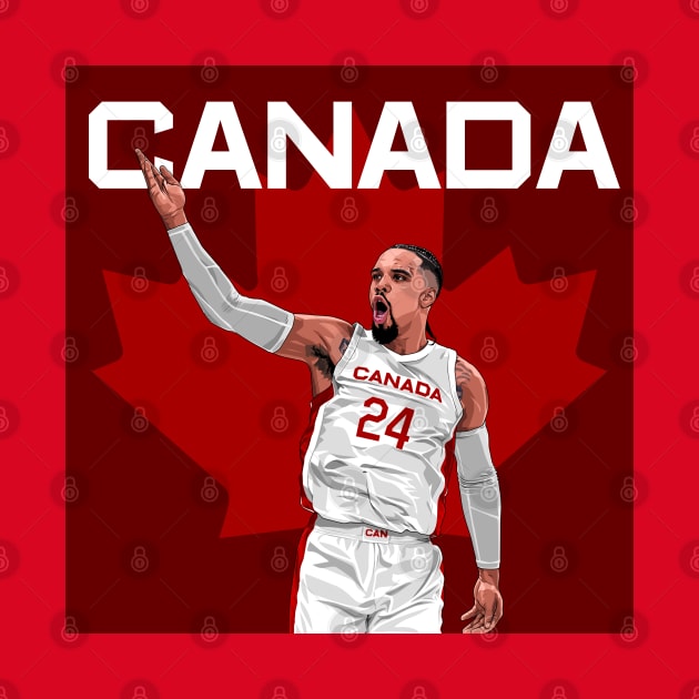 Canada - Dillon Brooks by origin illustrations