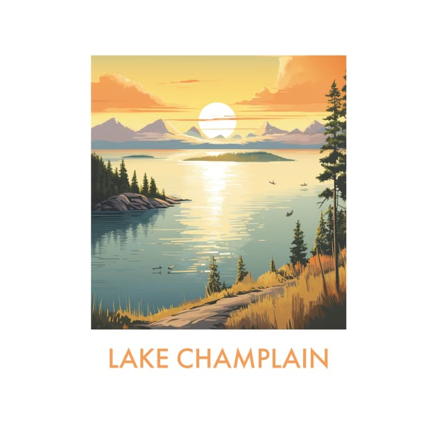 LAKE CHAMPLAIN by MarkedArtPrints