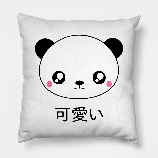 panda face pillow