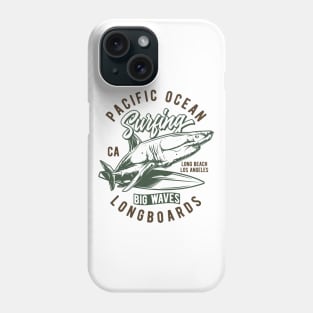 Pacific ocean surfing Phone Case