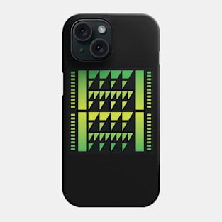 “Dimensional Forest (2)” - V.6 Green - (Geometric Art) (Dimensions) - Doc Labs Phone Case