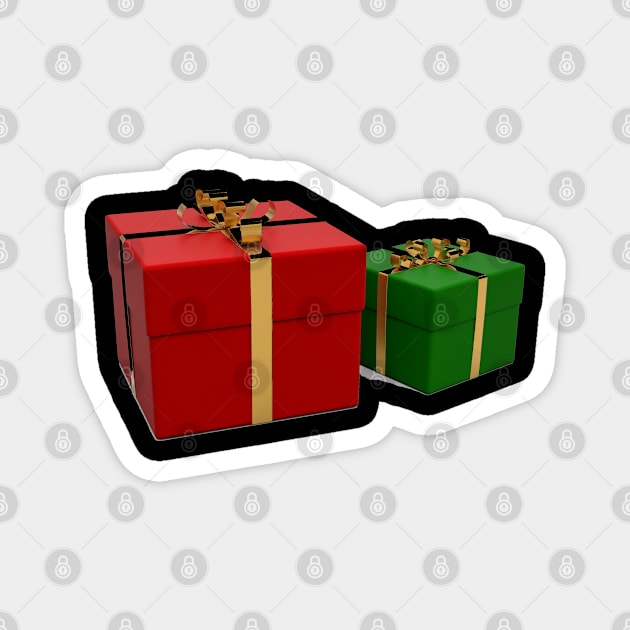 Christmas Gift Boxes Magnet by holidaystore