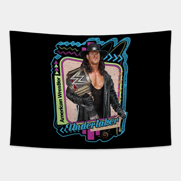 Undertaker - Pro Wrestler Tapestry by PICK AND DRAG