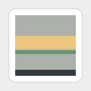 An exquisite concoction of Greyish, Onyx, Slate Green, Pale Olive Green and Sand stripes. Magnet