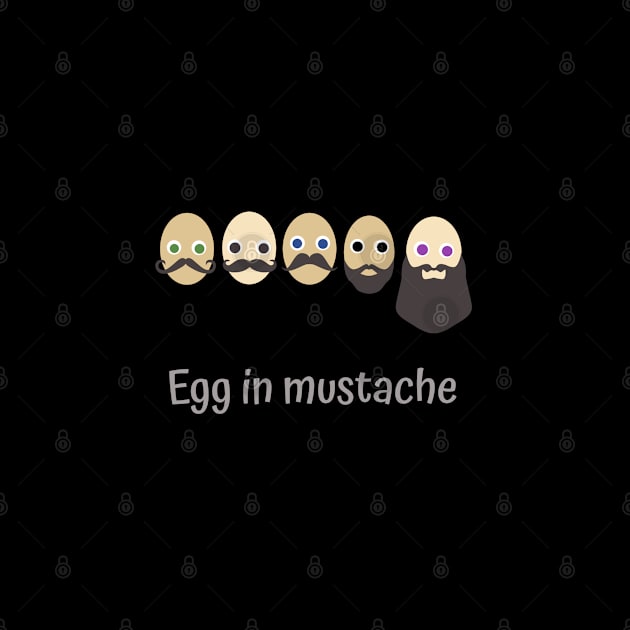 Egg in mustache by Prince