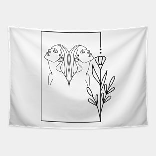 Gemini Horoscope Zodiac Sign Tapestry