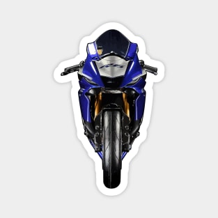 YZF R6 Bike Front View Illustration Magnet