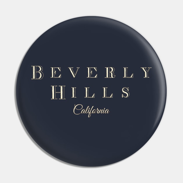 Beverly Hills, California - Elegant Design Pin by jdunster