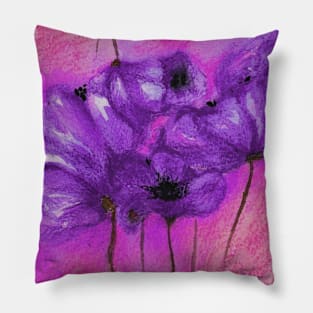 Poppy flowers Pillow