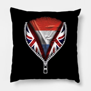 Dutch Flag  Netherlands Flag zipped British Flag - Gift for Dutch From Netherlands Pillow