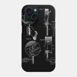 Hand Drum Vintage Patent Drawing Phone Case