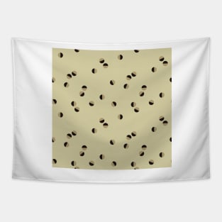 Scattered Dots Minimalist Geometric Pattern - Muted Earthy Pistachio Tapestry