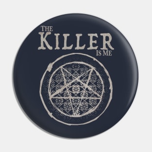 The Killer Is Me - Evil Eyes (Dirty White) Pin