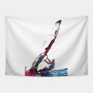 windsurfing sport art #windsurfing #sport Tapestry