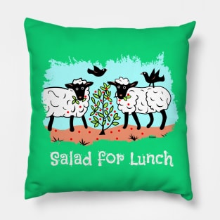 Salad for Lunch Pillow