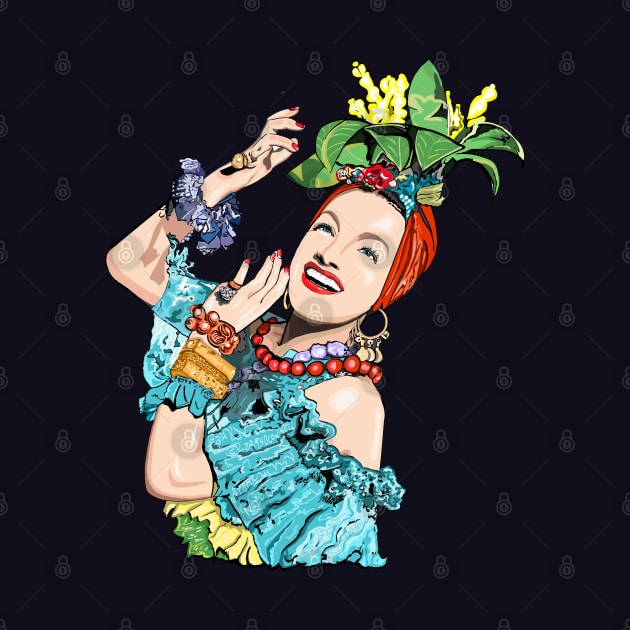 Carmen Miranda in Technicolor by FanboyMuseum