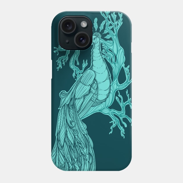 Blue Bird Phone Case by MareveDesign