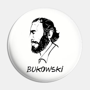 Charles bukowski//Vintage for fans Pin