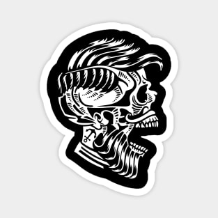 Hipster Skull Magnet