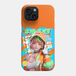 HEADPHONE GAL 6000 - NEOTOKIO3 100%ドPE / HAPPINESS | Anime Manga Cute Anime Lover Gift  | PROUD OTAKU Phone Case