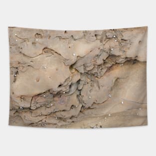 Beach side intimate rock Tapestry