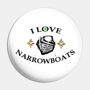 I love narrowboats 2 Pin