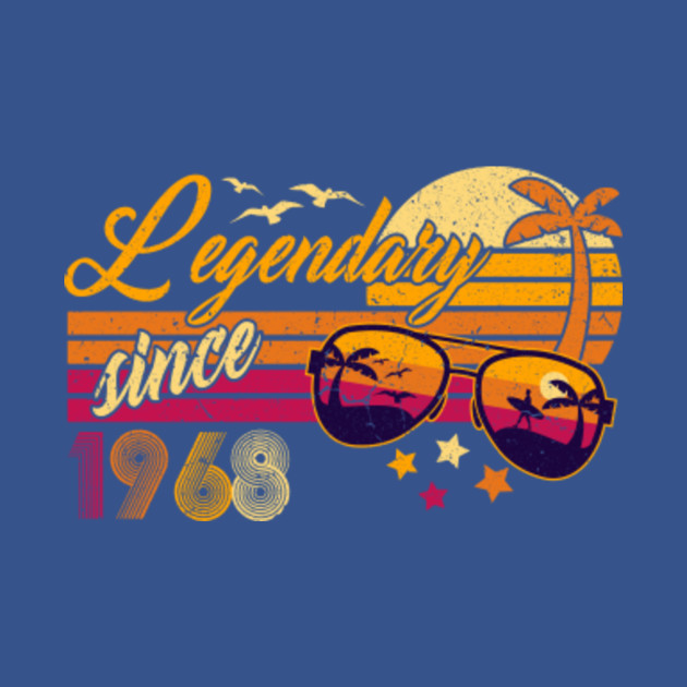 Discover Legendary since 1968 Vintage 53. Birthday Retro - Birthday Legend - T-Shirt