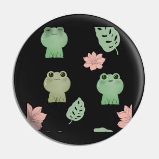 lil froggy pattern Pin