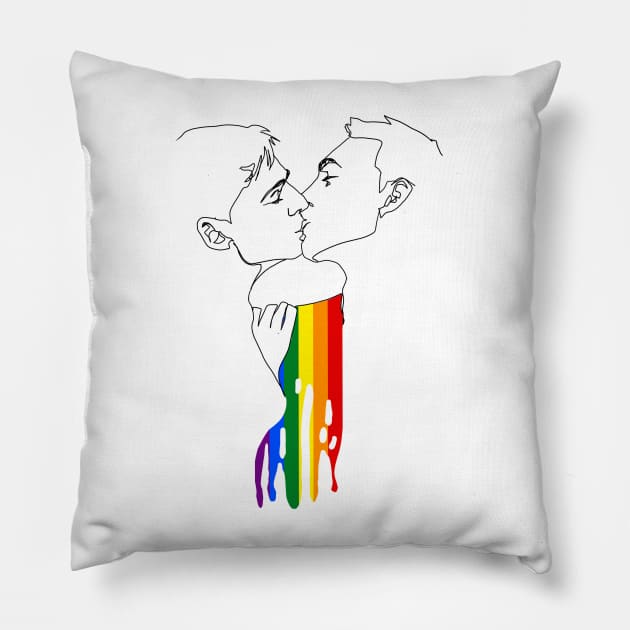 Love vs hate Pillow by JonasEmanuel