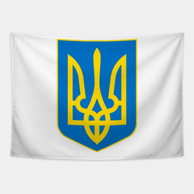 Coat of arms of Ukraine Tapestry by Wickedcartoons