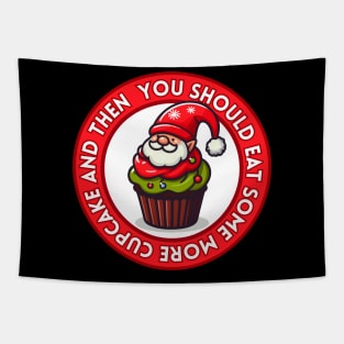 Christmas Gnome Cupcake - You should eat some more | Holiday | Xmas | Cute | Sweet Tapestry