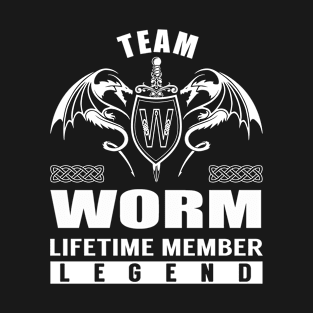 Team WORM Lifetime Member Legend T-Shirt