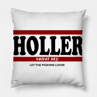 HOLLER - Velvet Sky - White Pillow