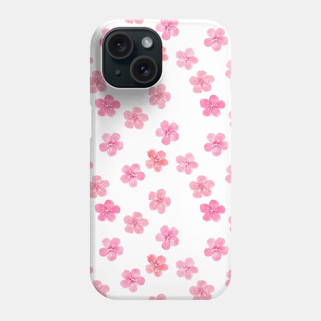 Cherry Blossom Flowers Phone Case by kostolom3000