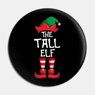 Tall Elf Matching Family Christmas Pin
