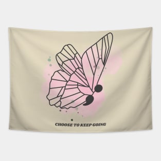 Choose to keep going Tapestry