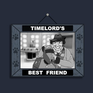 Timelord's Best Friend (Black & White) T-Shirt