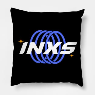 Inxs // Blue Ring Pillow