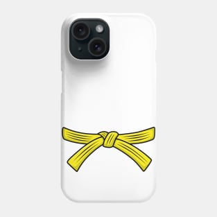 ITF Taekwon-Do costume Yellow belt 8th gup test Phone Case