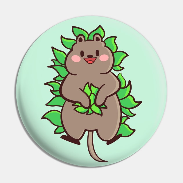 cute quokka Pin by ArtStopCreative