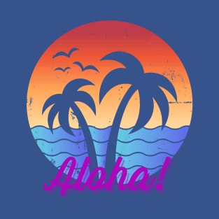 Aloha - Tropical Hawaiian Sunset T-Shirt