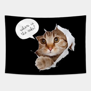 Funny Cats Tapestry