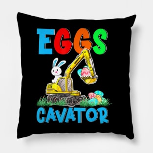 Eggs Cavator Easter Excavator Hunting Egg Kids Pillow