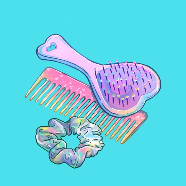 90s Hair Supplies by paintdust