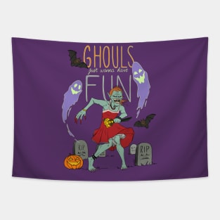 80s singer halloween party Tapestry