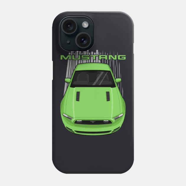 Mustang GT 2013 to 2014 - Green Phone Case by V8social