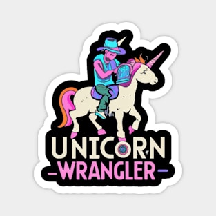 Unicorn Wrangler Magnet