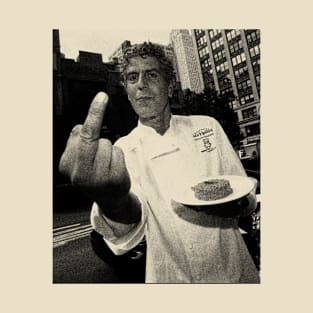 Anthony Bourdain middle finger T-Shirt