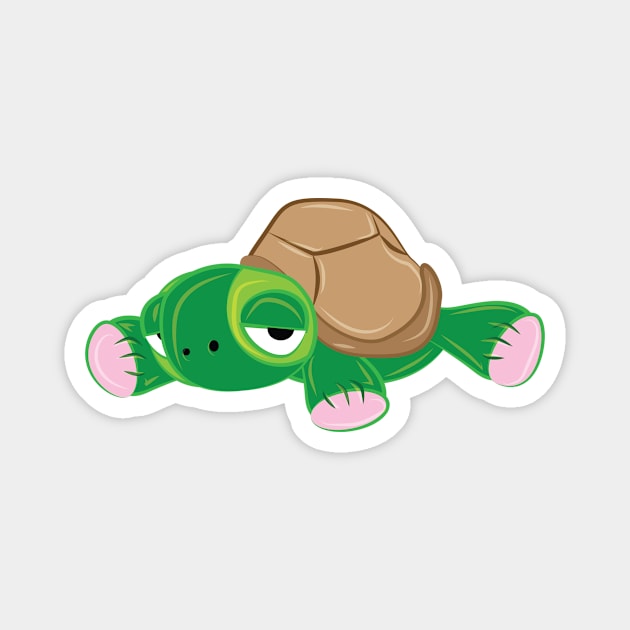 Baby Turtle Magnet by SherryBeen