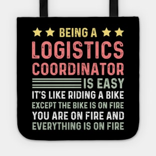 Funny vintage appreciation day logistics coordinator Tote